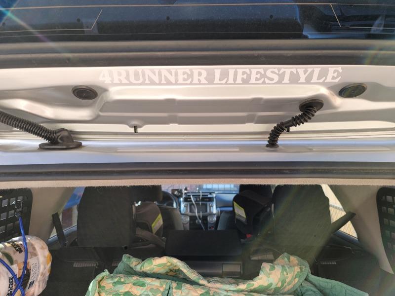 4Runner Lifestyle Text Decal - Customer Photo From Jasz C.