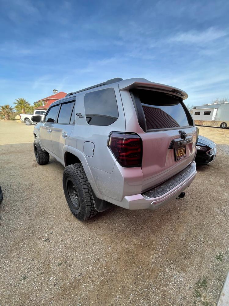 AlphaRex Pro Series Smoked Red LED 4Runner Tail Lights (2010-2022) - Customer Photo From Cristian C.