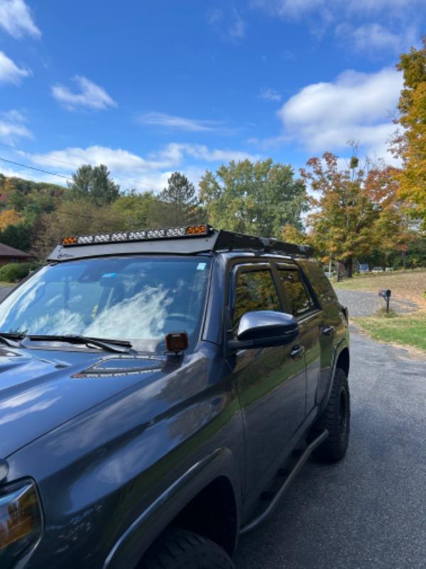 Cali Raised Prinsu Light Bar Kit w/ Dual Function Amber/White - Customer Photo From mark t.