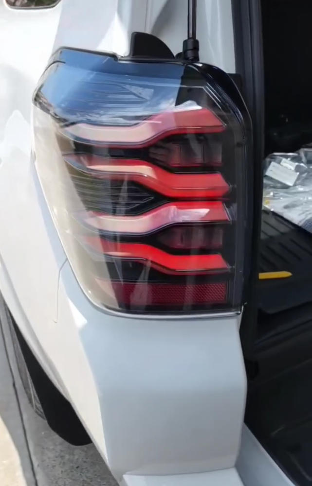 AlphaRex LUXX-Series Alpha Black LED Tail Lights For 4Runner (2010-2024) - Customer Photo From Teq_5g4r