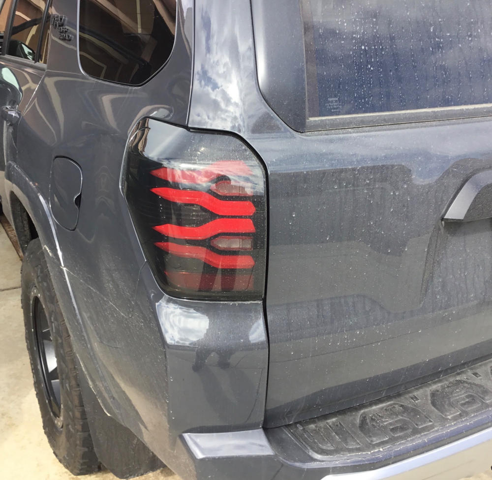 AlphaRex LUXX Series Smoked Red LED Tail Lights For 4Runner (2010-2024) - Customer Photo From Rodney T.