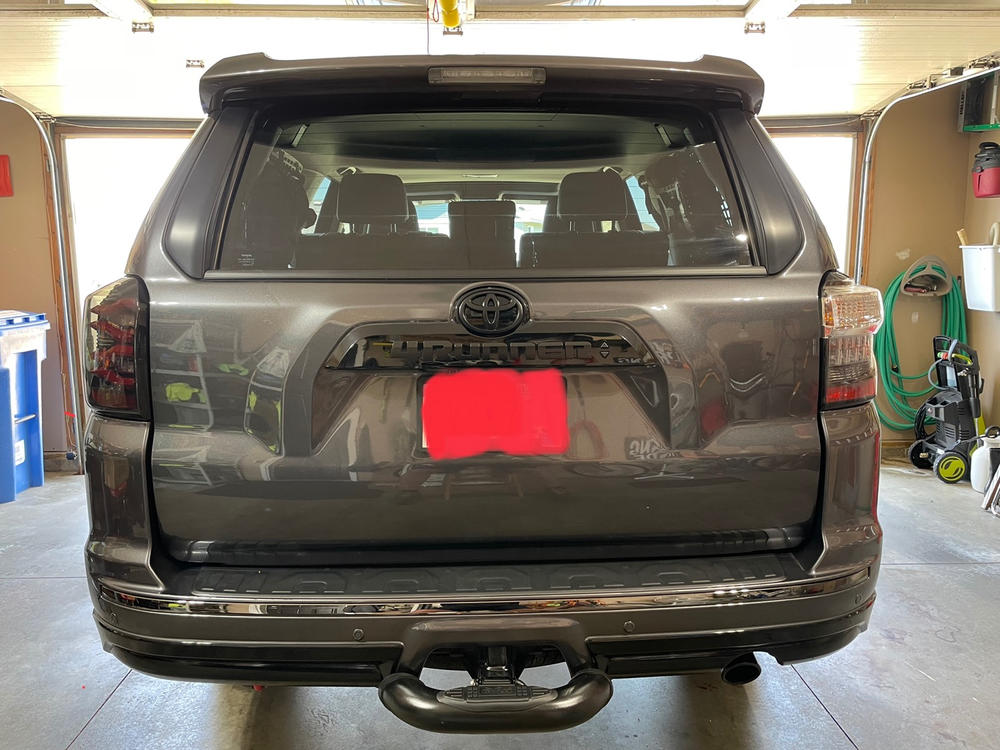 AlphaRex LUXX Series Smoked Red LED 4Runner Tail Lights (2010-2022) - Customer Photo From Ray C.