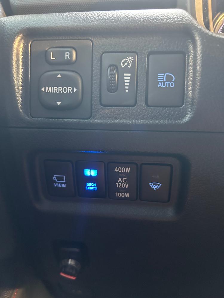 OEM Style Light Switches For 4Runner (2010-2023) - Customer Photo From Christian