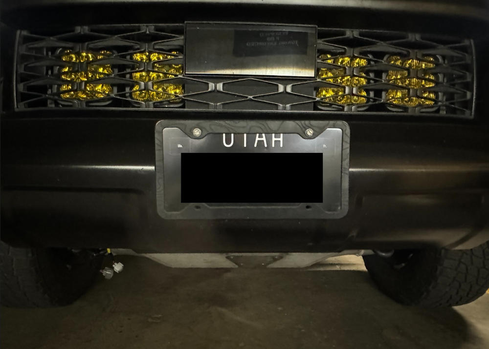 Tactilian Silicone Topography License Plate Frame - Customer Photo From Patrick O.