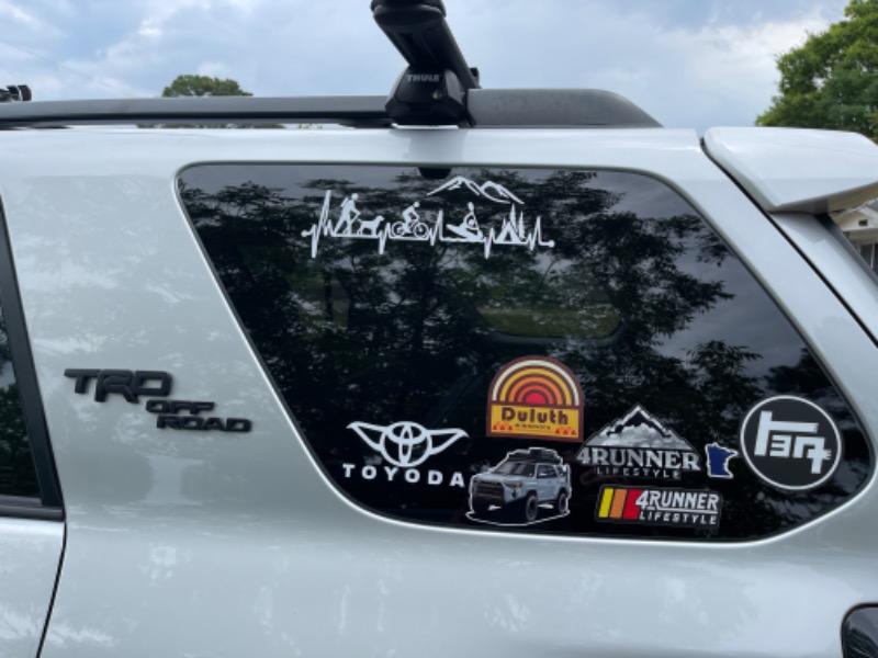4Runner Lifestyle Classic Heritage Sticker - Customer Photo From PATRICK W.