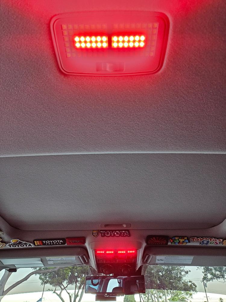 Meso Customs Ultimate Map Lights Dual Color For 4Runner (2010-2024) - Customer Photo From Jermaine D.