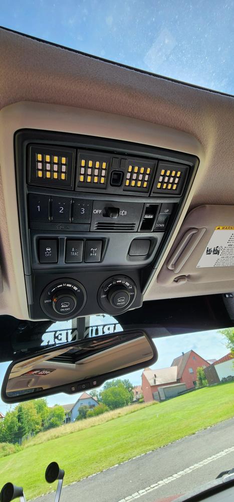 Meso Customs Ultimate Map Lights Dual Color For 4Runner (2010-2024) - Customer Photo From JR Cullen