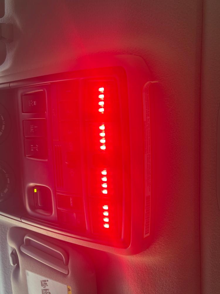 Meso Customs 4Runner Ultimate Map Lights Dual Color - Customer Photo From Bailey Crouch