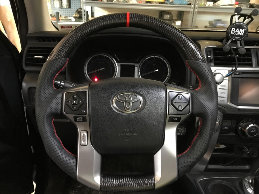 Carbon Fiber Steering Wheel For 4Runner (2010-2023) - Customer Photo From Eric H.