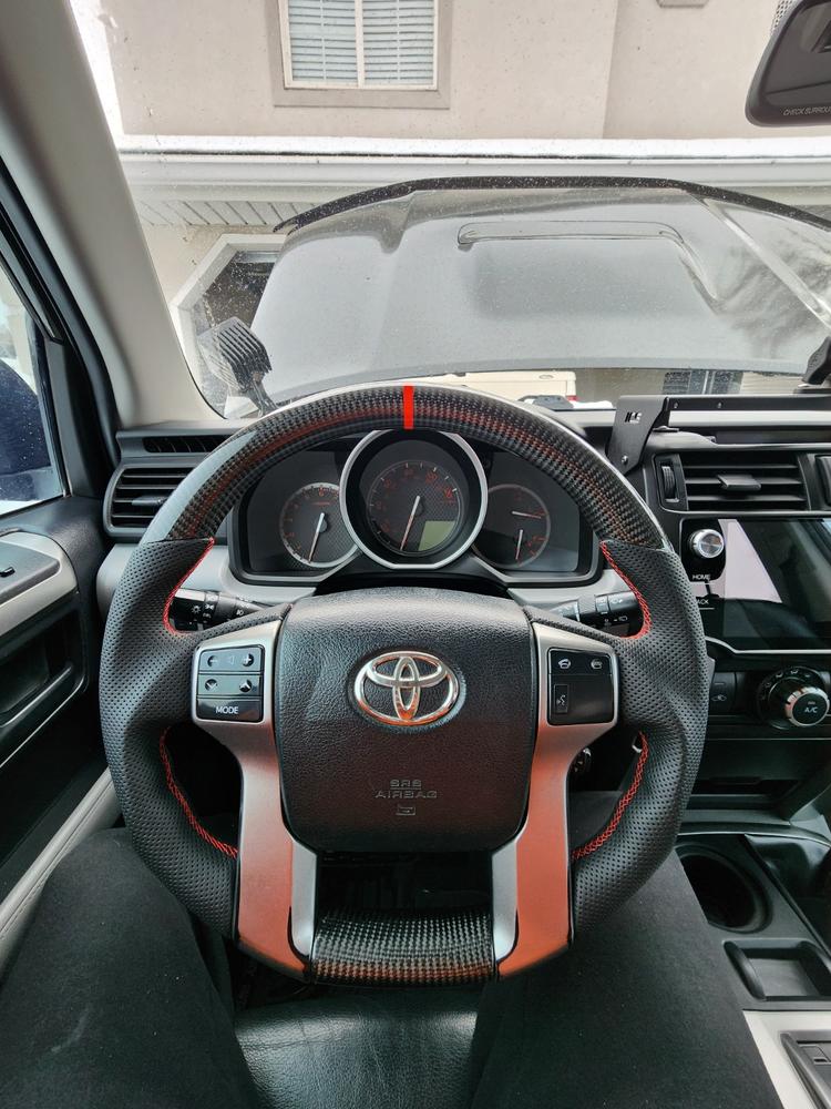 Carbon Fiber Steering Wheel For 4Runner (2010-2023) - Customer Photo From Jose C.