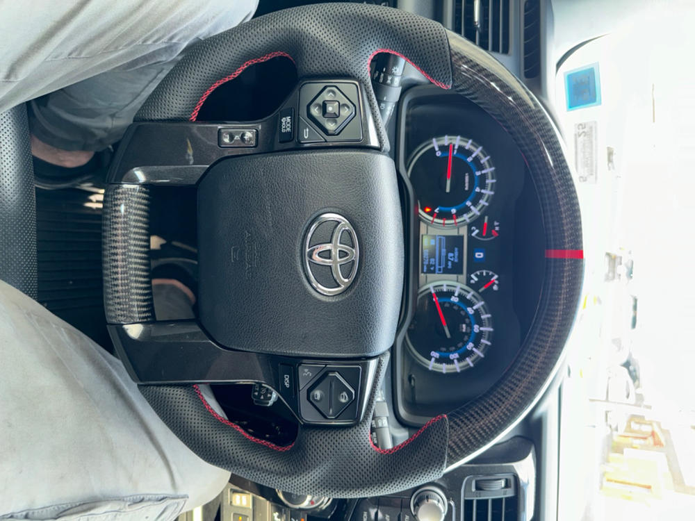 Carbon Fiber Steering Wheel For 4Runner (2010-2024) - Customer Photo From Ben A.