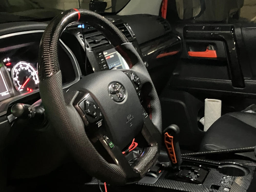 Carbon Fiber Steering Wheel For 4Runner (2010-2023) - Customer Photo From Bader A.