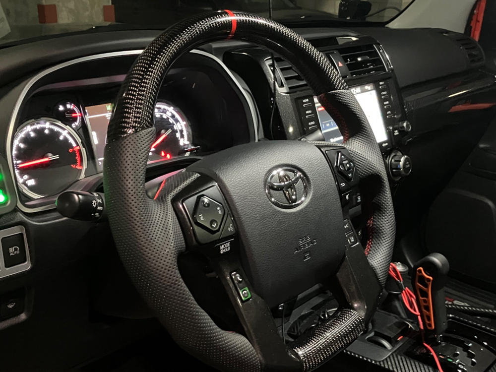 Carbon Fiber Steering Wheel For 4Runner (2010-2023) - Customer Photo From Bader A.
