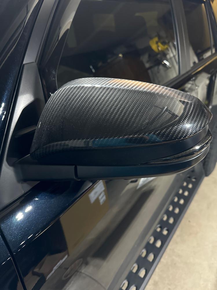 Carbon Fiber Mirror Caps For 4Runner (2014-2023) - Customer Photo From Allen