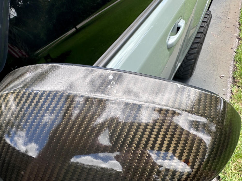 Carbon Fiber Mirror Caps For 4Runner (2014-2023) - Customer Photo From brian k.