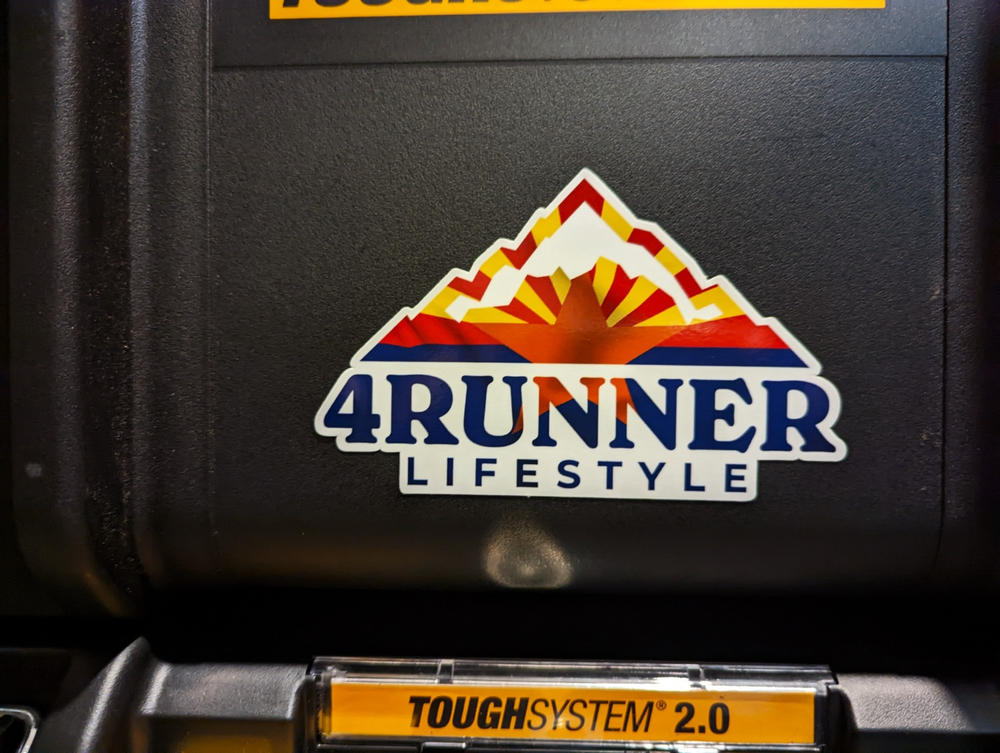 4Runner Lifestyle Arizona Flag Sticker - Customer Photo From Jeff Swanitz