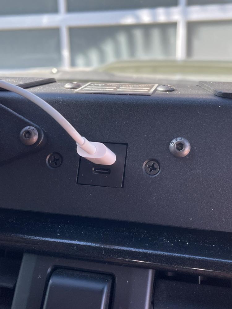 Expedition Essentials Flush Mount USB C Fast Charger - Customer Photo From Richard G.