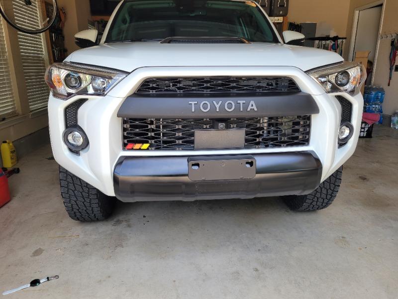 Tri-Color Grille Badge - Customer Photo From Caitlin N.