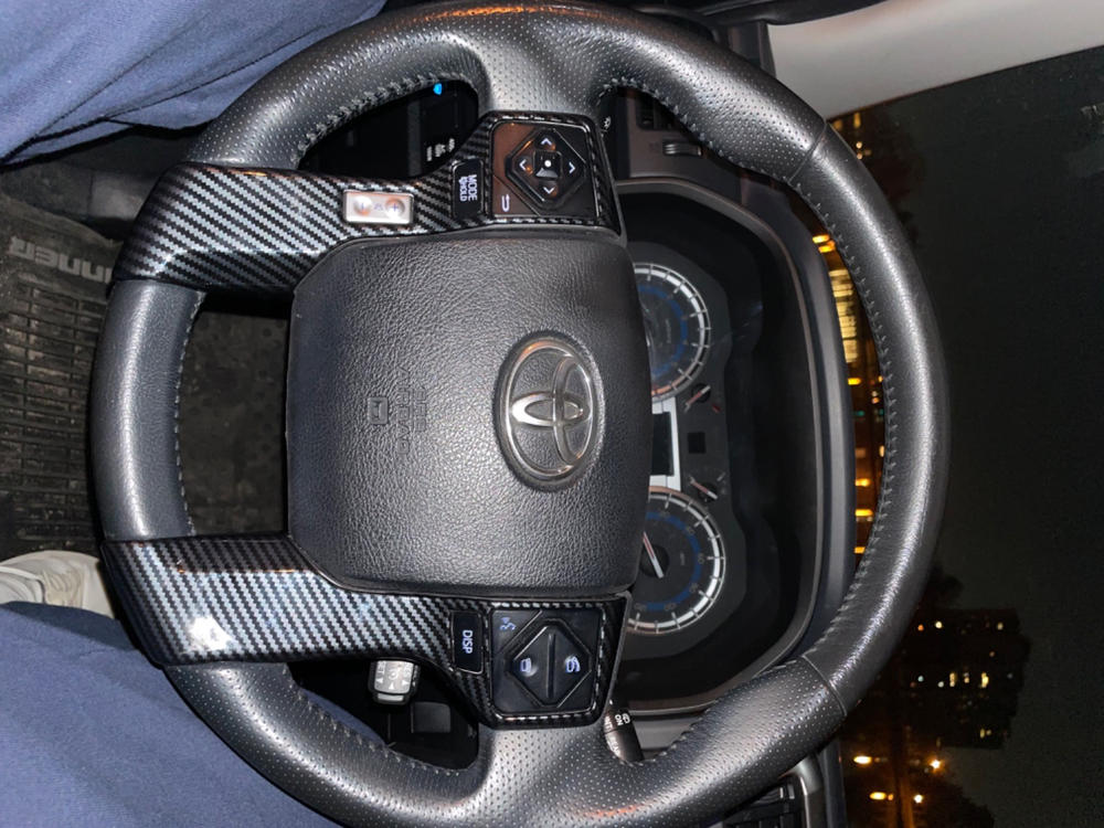 Steering Wheel Overlay For 4Runner (2010-2024) - Customer Photo From Juana I.