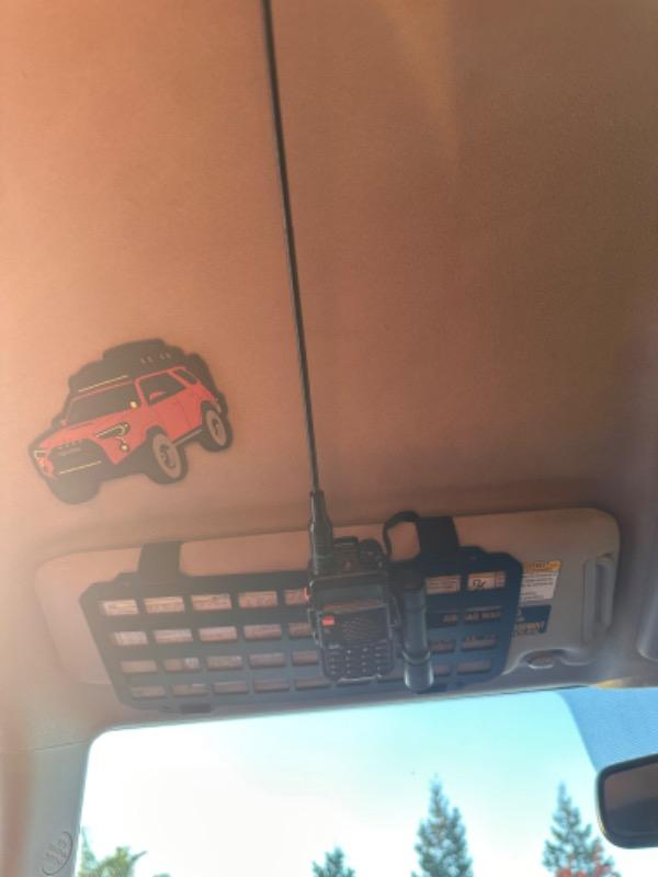 4Runner Lifestyle Tactical Sun Visor Molle Panel - Customer Photo From Victor C.