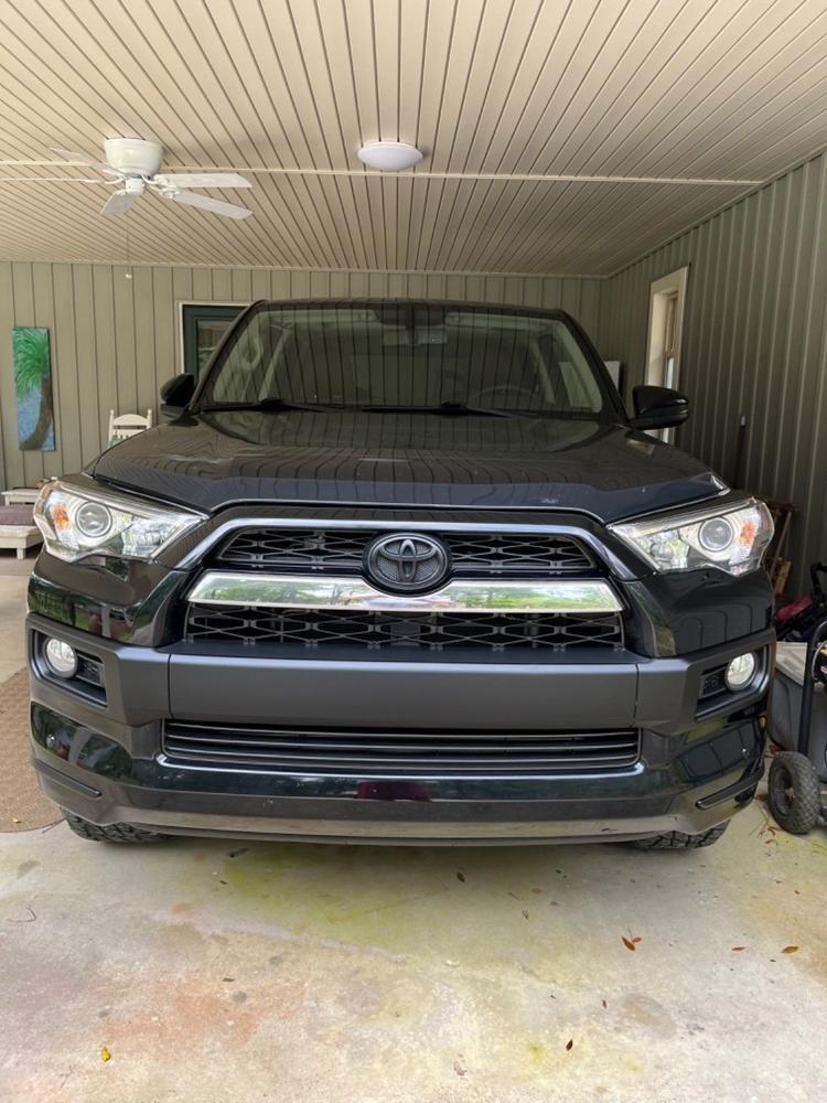 Black Front Bumper Overlays For Limited 4Runner (2014-2023) - Customer Photo From Wesley C.