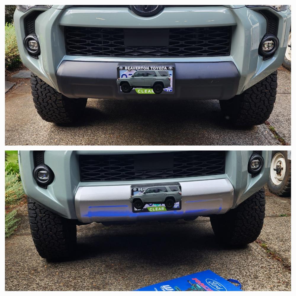 Black Lower Valance Front/Rear Replacement For 4Runner (2014-2024) - Customer Photo From Kathleen T.