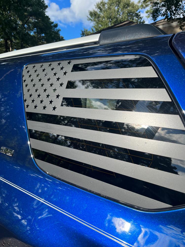 Rear Quarter Panel Window Decals For 4Runner (2010-2023) - Customer Photo From Chris E.