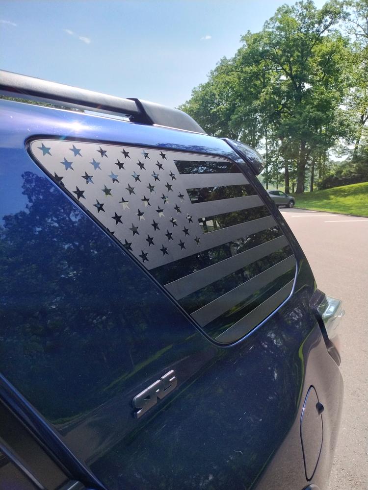 Rear Quarter Panel Window Decals For 4Runner (2010-2024) - Customer Photo From Bill C.