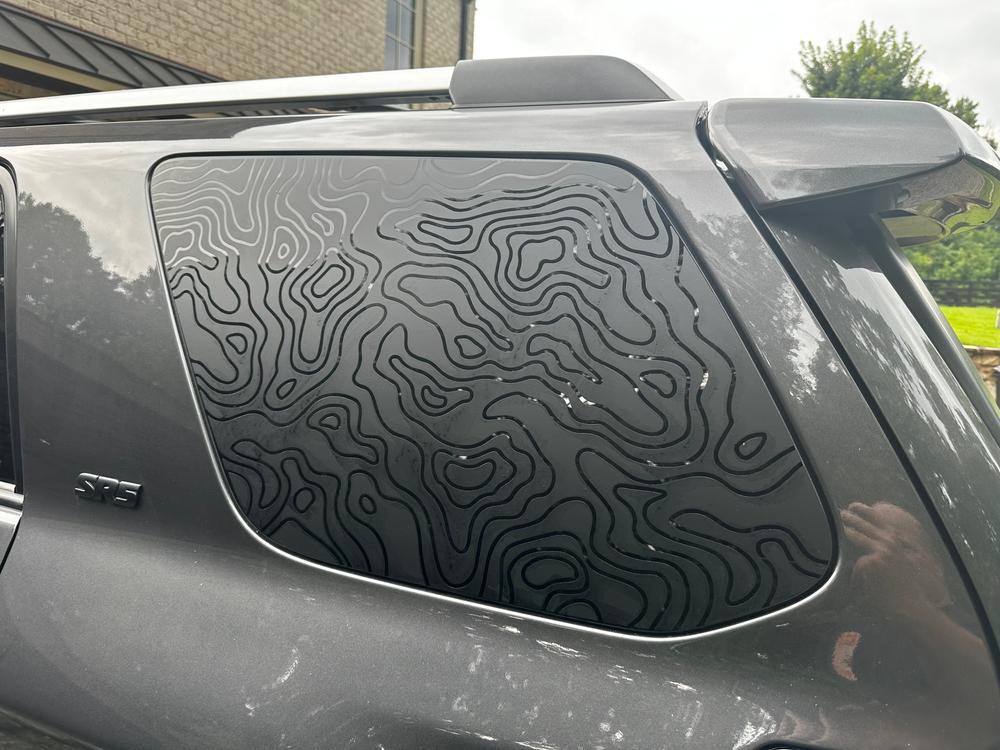 Rear Quarter Panel Window Decals For 4Runner (2010-2024) - Customer Photo From Russell