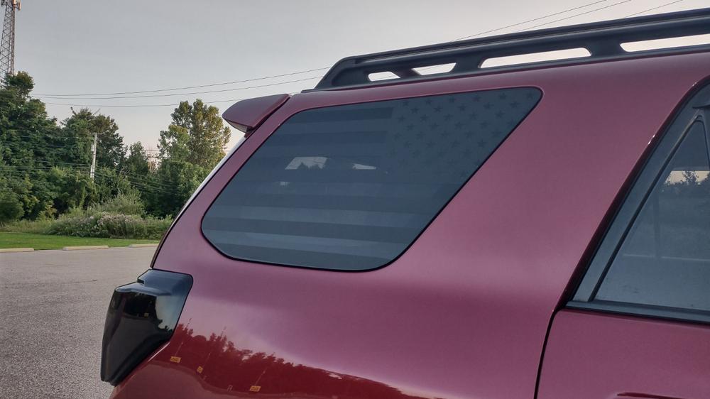 Rear Quarter Panel Window Decals For 4Runner (2010-2024) - Customer Photo From Abby R.