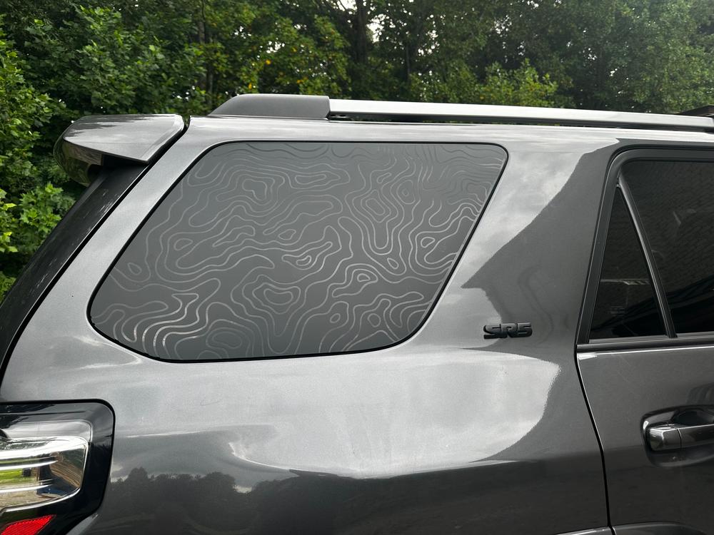 Rear Quarter Panel Window Decals For 4Runner (2010-2024) - Customer Photo From Russell