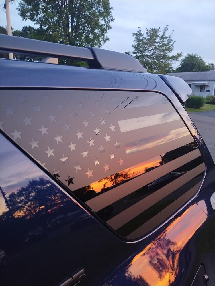 Rear Quarter Panel Window Decals For 4Runner (2010-2024) - Customer Photo From Bill C.