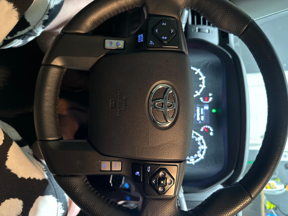 Meso Customs Steering Wheel Blackout Surround For 4Runner (2014-2024) - Customer Photo From Kyle O.
