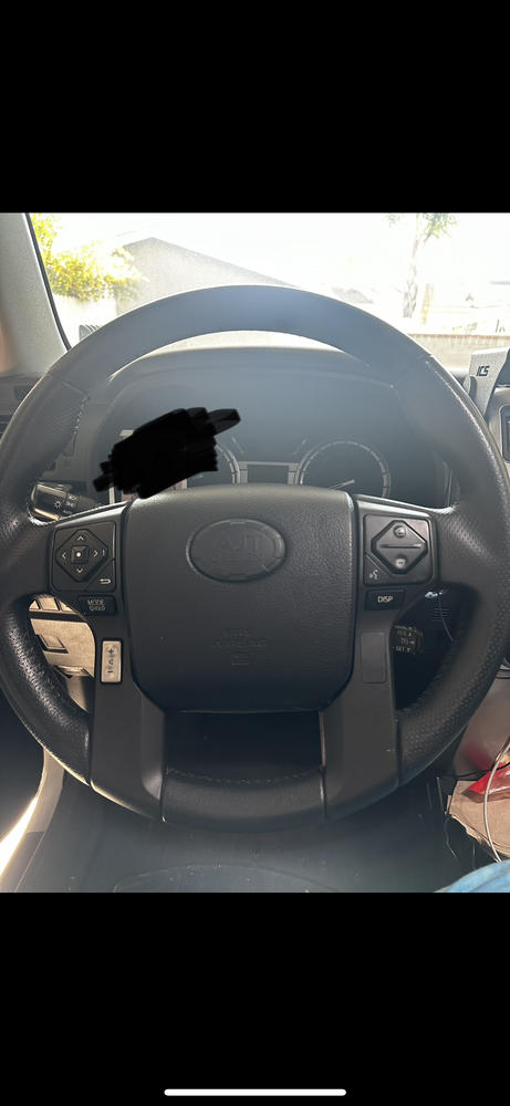 Meso Customs Steering Wheel Blackout Surround For 4Runner (2014-2023) - Customer Photo From Christian G.