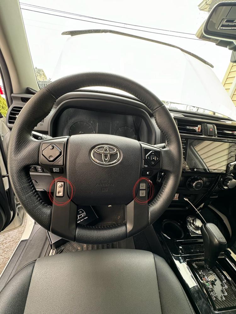 Meso Customs Steering Wheel Blackout Surround For 4Runner (2014-2024) - Customer Photo From Richard B.
