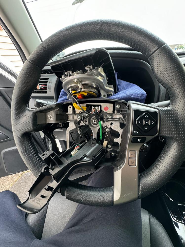 Meso Customs Steering Wheel Blackout Surround For 4Runner (2014-2024) - Customer Photo From Richard B.