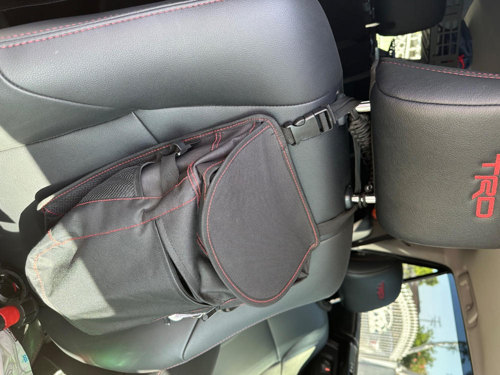 Canvas Seat Back Garbage Bags - Customer Photo From Jesse B.