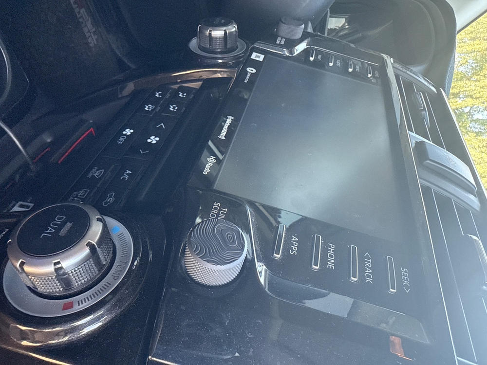 Mace MFG Topo Volume Knobs For 4Runner (2010-2024) - Customer Photo From Jon Bottheim