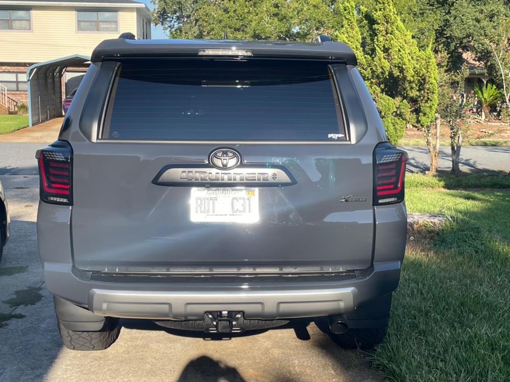 4Runner Lifestyle Rogue Tail Lights For 4Runner (2010-2024) - Customer Photo From Alec L.