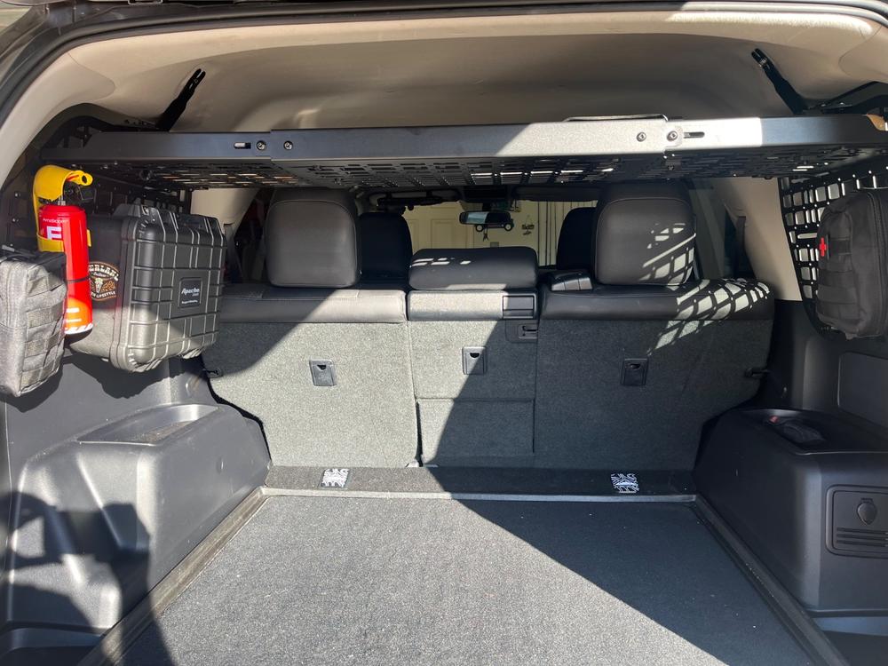 4Runner Lifestyle Rear Window Molle Panels For 4Runner (2010-2024) - Customer Photo From Robert McCullough