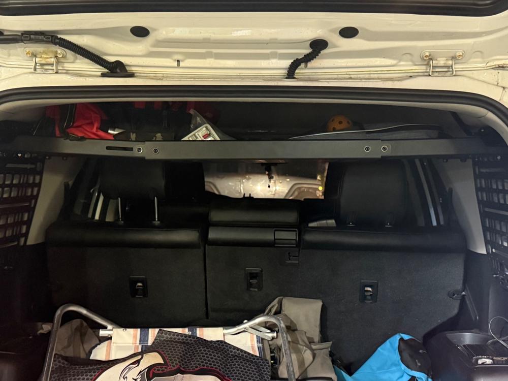 4Runner Lifestyle Rear Window Molle Panels For 4Runner (2010-2024) - Customer Photo From Joe Garofalo
