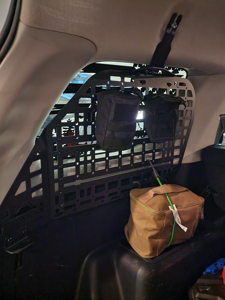 4Runner Lifestyle Rear Window Molle Panels For 4Runner (2010-2024) - Customer Photo From John Kratky
