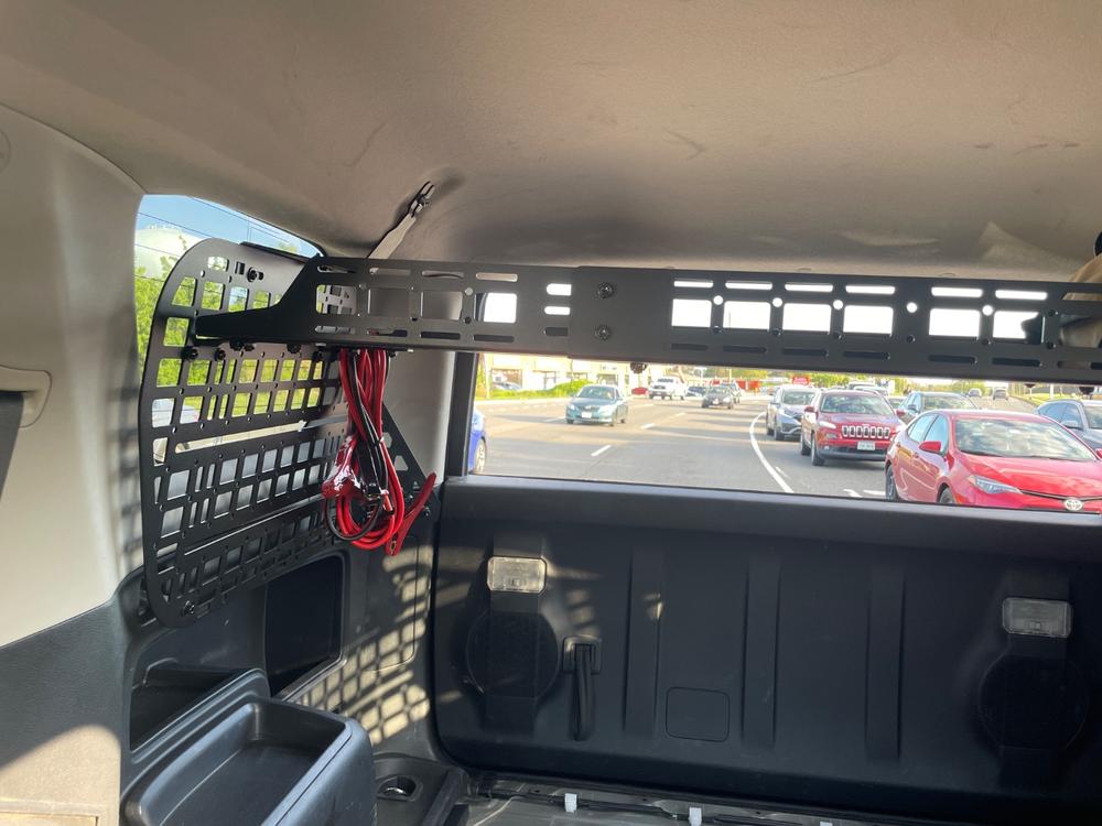 4Runner Lifestyle Rear Window Molle Panels For 4Runner (2010-2024) - Customer Photo From Brandon Rogers