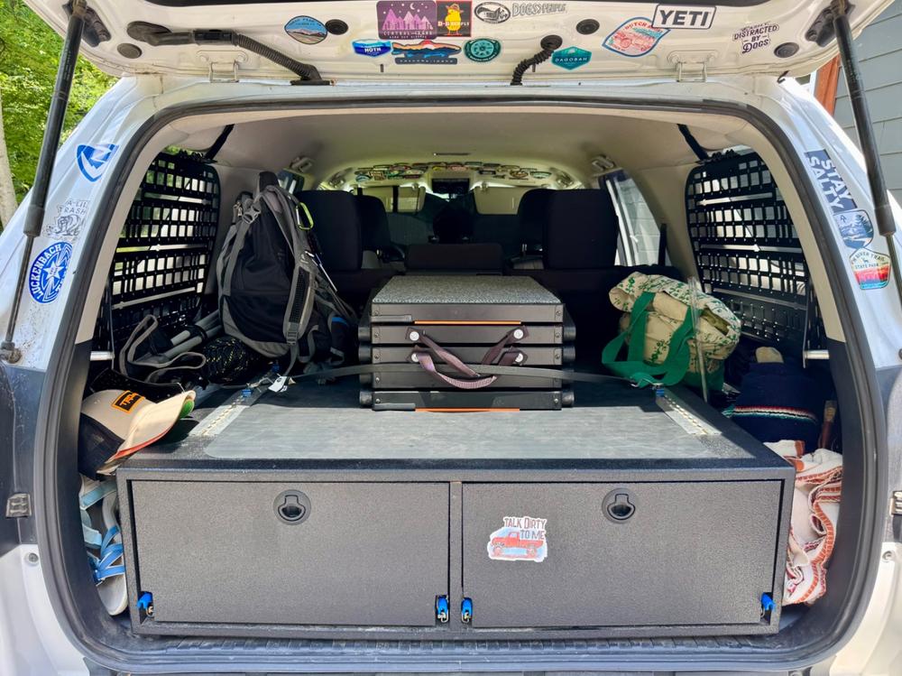 4Runner Lifestyle Rear Window Molle Panels For 4Runner (2010-2024) - Customer Photo From Dena Jensen