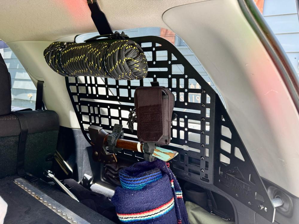 4Runner Lifestyle Rear Window Molle Panels For 4Runner (2010-2024) - Customer Photo From Dena Jensen