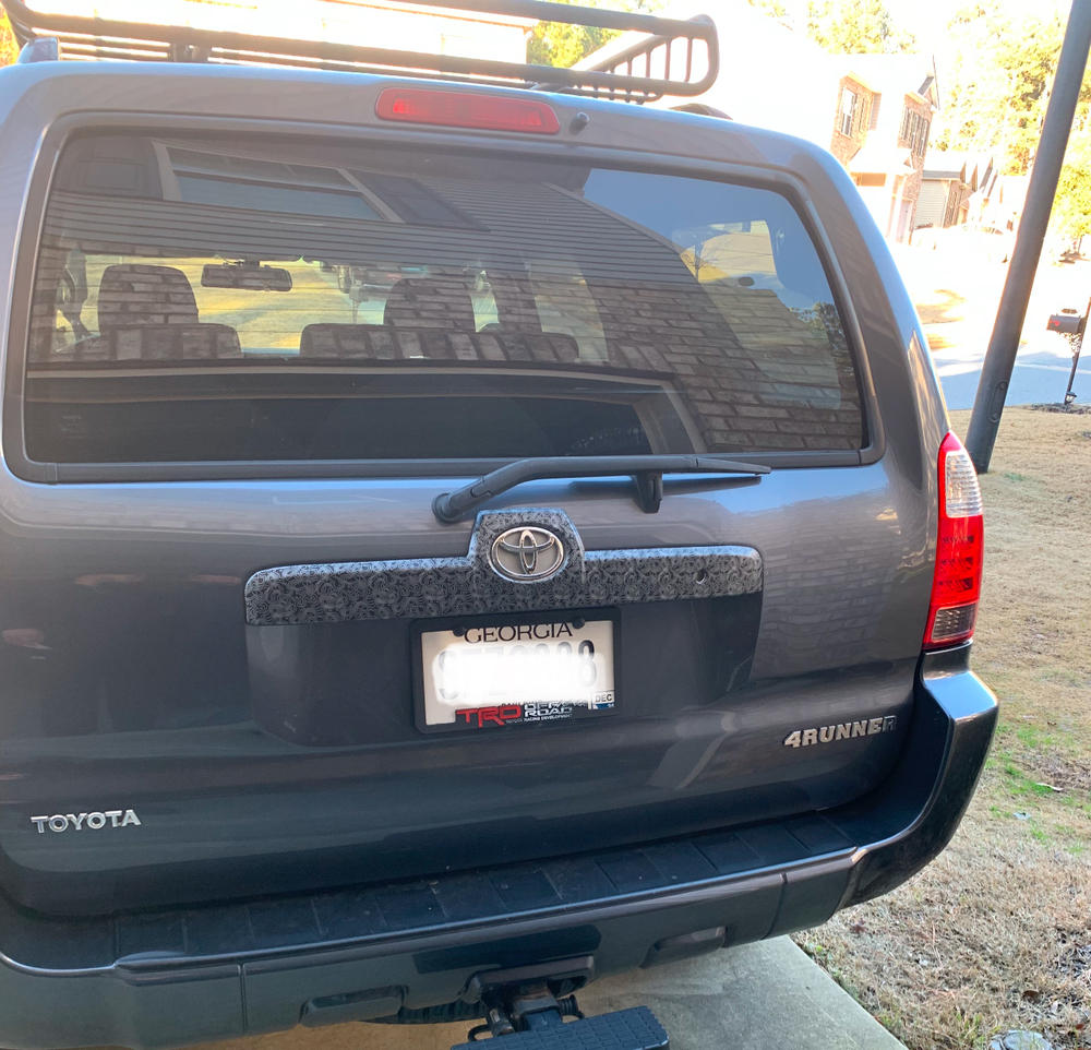 4Runner Lifestyle Topo Back Plate Cover For 4Runner (2003-2009) - Customer Photo From Phelan Hoang