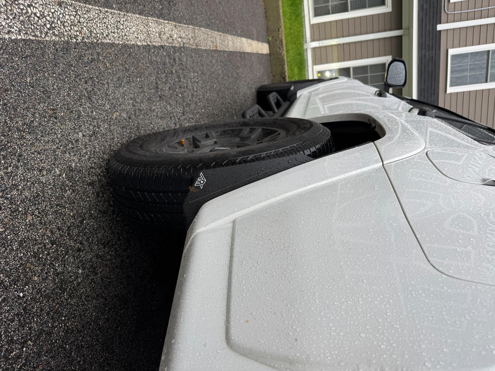 ARK Micro Flare Mud Flap Deletes For 4Runner (2010-2024) - Customer Photo From Peter Barry