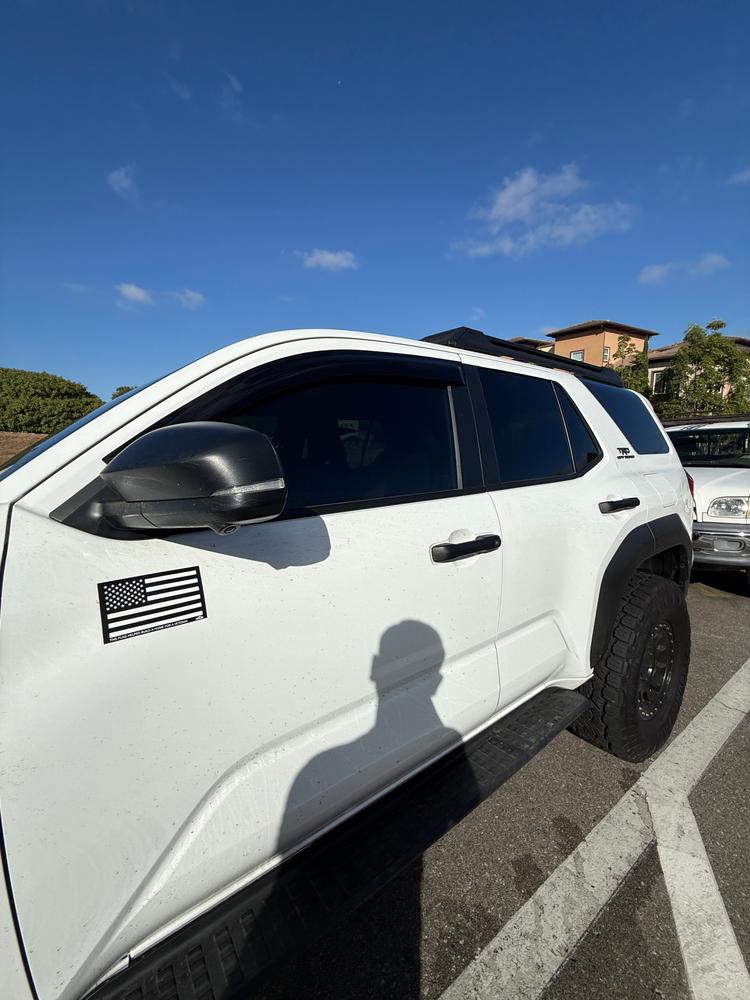 4Runner Lifestyle Window Deflectors For 4Runner (2025-Current) - Customer Photo From Gilbert Rodriguez