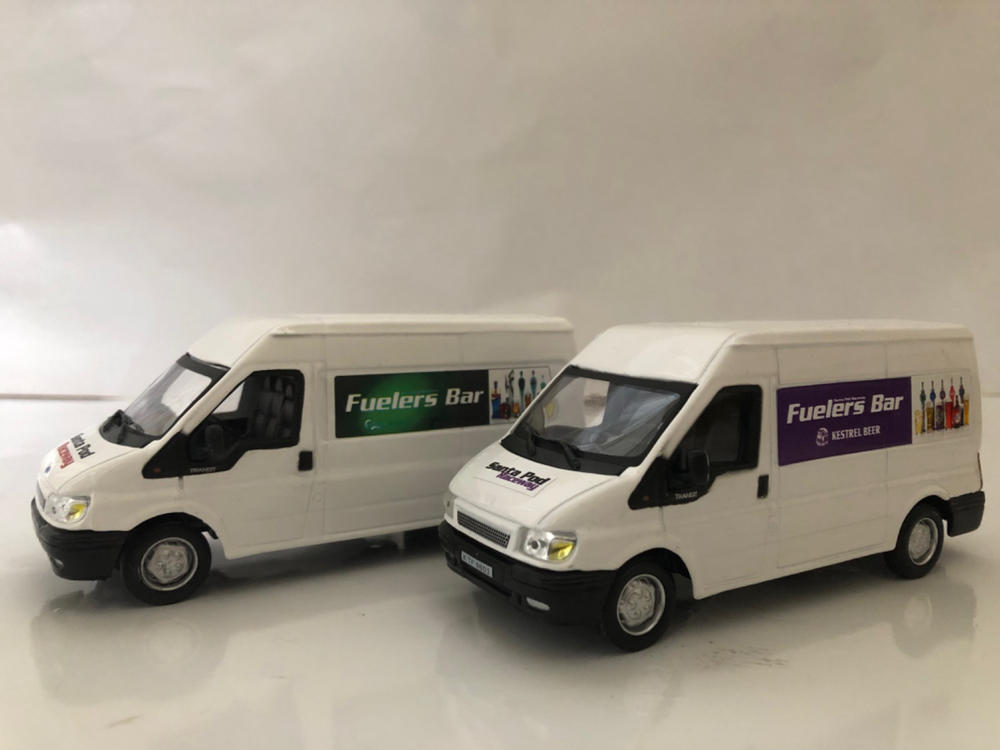 Cararama White Transit -1:43rd Ford Transit - 1:43 Scale - Customer Photo From Paul Savage 