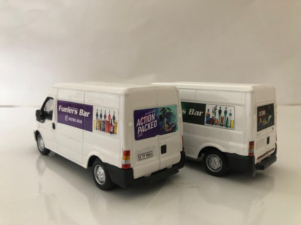 Cararama White Transit -1:43rd Ford Transit - 1:43 Scale - Customer Photo From Paul Savage 